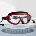 thumbnail image 2 of ZACPNCV Swim Goggles Attached Earplugs Non Fog UV Protection Swimming Goggles for Youth Kids Red Free Size, 2 of 4