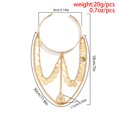 thumbnail image 3 of Chain Tassels Arm Bracelet Upper Arm Accessories Environmental Alloy Material Adjustable Armband Hand Polishing Fashion Diameter 8cm en, 3 of 8