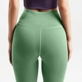 thumbnail image 3 of Xihbxyly Leggings for Women, Women High Waisted Workout Yoga Pants Butt Lifting Scrunch Booty Leggings Anti Cellulite Textured Tights Sport Tights Green S, 3 of 3