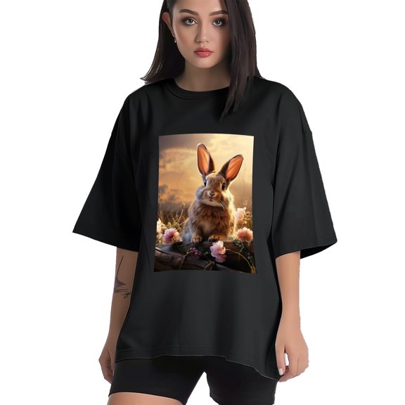 Plus Size Shirt for Women Black Tops for Women Short Sleeves Shirt for Women Easter T Shirt Crewneck Shirt for Women XS