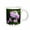 White, variant on 3drose, Pink and White Phlox Flowers Pink and White Flowers, 15oz Two-tone Blue Mug