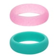 thumbnail image 6 of HEATSHAKING 5 Pcs Fashion Rings Glitter Pink Silicone Delicate Style Party Occasion, 6 of 8