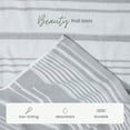 thumbnail image 6 of Martex Restore Batten Stripe Bath Towel, 30" x 56", Gray, 6 of 7