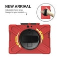 thumbnail image 7 of XYX Case for 13 inch Microsoft Surface Pro X 13 inch 2021/2020/2019 with 360 Degree Rotating, Hand Strap, Shoulder Strap, Red, 7 of 7