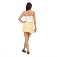 thumbnail image 4 of Forever 21 Women’s Cotton Eyelet Mini Skirt with Smocked Waist, Tiered Flowy Pull-On Summer Skirt for Casual Outfits and Vacation Looks, XS-XL, 4 of 6