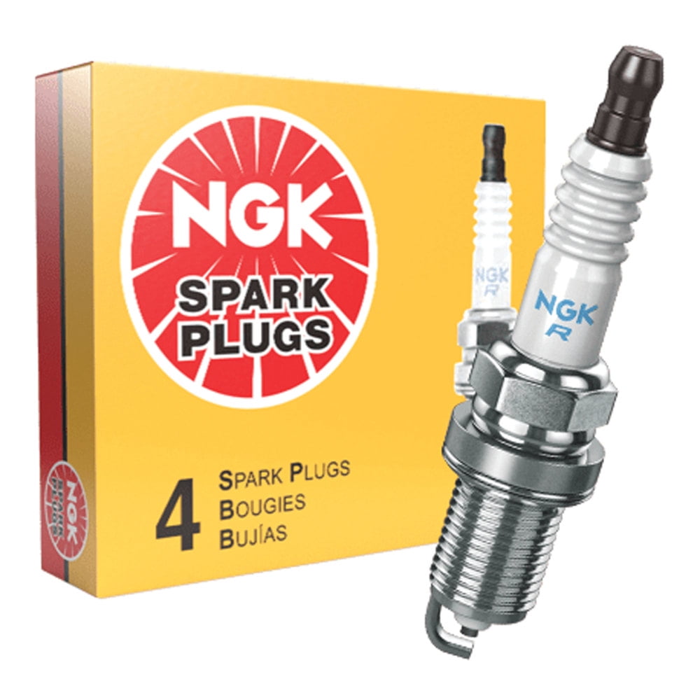 NGK 7548 V-Power Spark Plug - BR9EYA, 4 Pack - Walmart.com