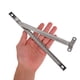 thumbnail image 5 of GOOHOCHY 2Ud Restrictor De Ventana Con Soporte Viento Plata Para Casement De Madera Y Aluminio, 5 of 8