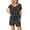 Black Star Moon, variant on Women's Pajamas Set Ruffle Sleeves Sleepwear V Neck Comfy 2 Piece Pjs Loungewear Set with Pockets