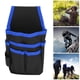thumbnail image 5 of Bolsa de herramientas multifunción portátil de tela Oxford para exteriores, montañismo, acampada, riñonera con cinturón y borde azul., 5 of 12