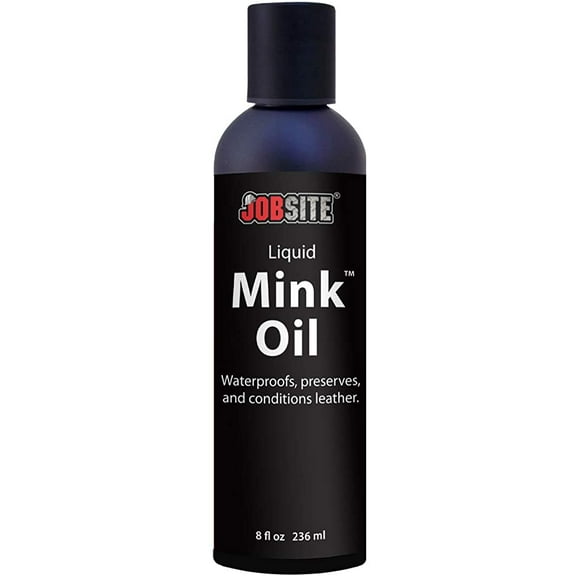 JobSite Premium Mink Oil Leather Waterproof Liquid 1 Bottle