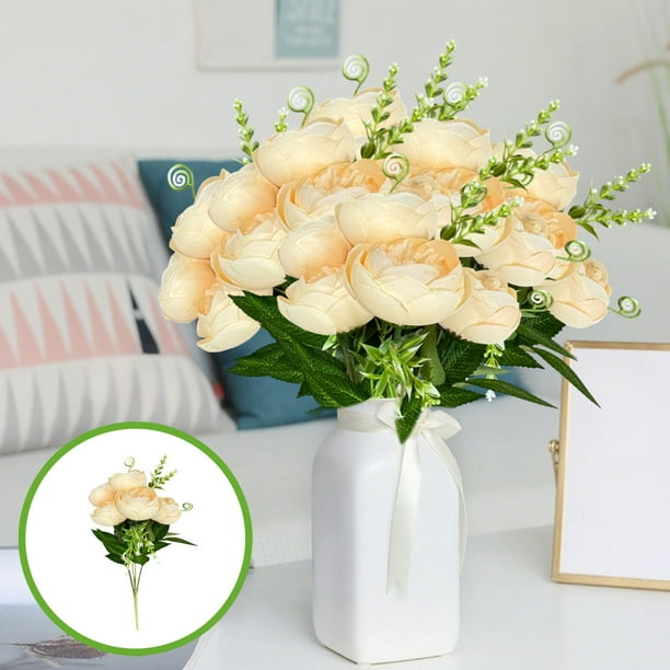 pstuiky Ramo de simulación artificial Flores artificiales Flores falsas Decoración