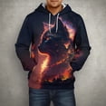 thumbnail image 4 of Sudadera con capucha con estampado de jirafa y gato para hombre, divertida sudadera con capucha con estampado 3D de animales, de manga larga, informal, ropa de calle, sudaderas con capucha, sudadera h, 4 of 5