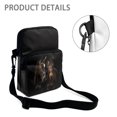 thumbnail image 5 of CHAQLIN Crossbody Bag for Travel, Double Layer Lightweight Crossbody Bags for Men Horse Pattern Design Coin Bags, 5 of 8