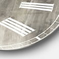 thumbnail image 3 of Designart 'Farmhouse Horse Farmhouse Wall Clock, 3 of 4