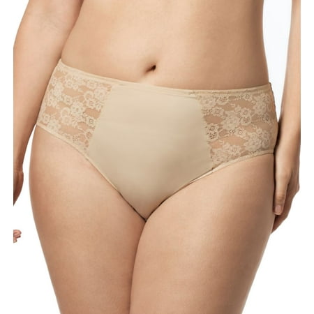 

Women s Elila 3503 Lace and Microfiber Panty (Nude XL)