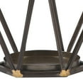thumbnail image 2 of Benjara BM207262 Metal Candle Holder with Open Geometric Design, Black, 2 of 5