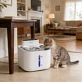 thumbnail image 5 of 4 L Wireless Cat Water Fountain Set with 3 Filters, Stainless Steel 5200mAh Rechargeable Pet Cats Dogs Water Fountain, 5 of 6