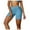 Light Blue, variant on GEWSEY Biker Yoga Shorts for Women 3" High Waisted Tummy Control Workout Running Athletic Spandex Shorts (Black, S)