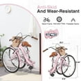 thumbnail image 4 of Juuar 26" Ladies Cruiser Bike Folding Womens Bicycle, Comfort City Bike Commuter Bicycle with Basket for Adult, Pink, 4 of 6