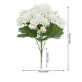 thumbnail image 2 of JASKFLY 2 PCS Artificial Flowers - Realistic Fake Hydrangea Bouquet for Wedding Decor & Home Table Centerpiece Arrangements (White), 2 of 8