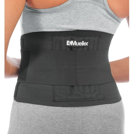 Mueller Adjustable Back Brace, Black, One Size Fits (Best Exercise For Shoulder Injury)