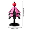 thumbnail image 3 of Posavasos de Silicona con Forma de Árbol de Navidad, Resistente Al Agua y Al , con 4 Posavasos Desmontables, Teteras y Portavasos, Color Amarillo., 3 of 5