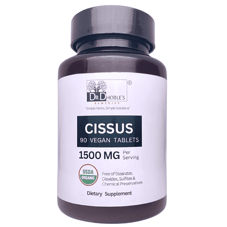 Cissus Quadrangularis Tablets, USDA Organic, Bone and Joint Supplement 90 Ct