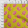 thumbnail image 1 of oneOone Polyester Lycra Fabric Peacock Block Print Fabric By The Yard 56 Inch Wide, 1 of 4
