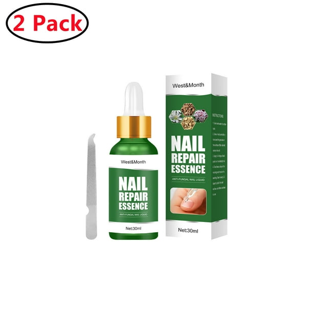 2 Pack Fungal Nail and Toenails Maximum Strength Antifungal Liquid with