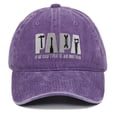 thumbnail image 2 of kaondbfi Summer Outdoor Essentials Accessories Baseball Caps for Men Father's Day Hats Beautifully Washed Deformed Baseball Cap Dad Embroidery Pig t Dyed Profile Cotton Cap, 2 of 6