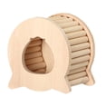 thumbnail image 2 of Escondite de madera para hámsteres, cabaña para hámsteres enanos, jaula para jerbos, accesorio, juguete para correr Pulpo, 2 of 9