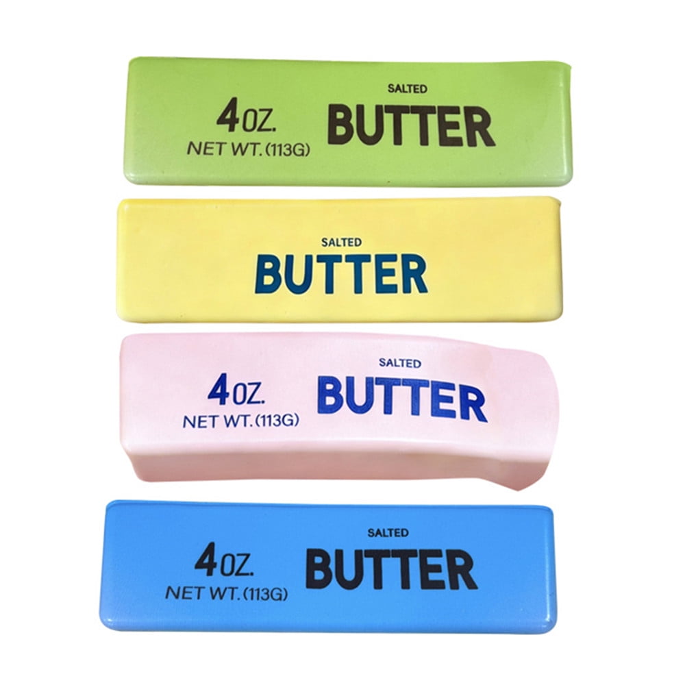 Slow Rising Butter Squishy, Butter Sticks Squeeze Toys, Realistic Butter Squishies Fidget Toys for Decompression Anxiety Relaxation (Green)