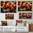 thumbnail image 4 of Designart "Pop Art Colorful Candy and Fruit" Food & Beverage Floater Framed Wall Decor, 4 of 7