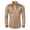 11#Khaki1105, variant on Lullu Boys Western Cowboy Long Sleeve Shirt Casual Button Down Shirt for Kids, Sizes 4-13