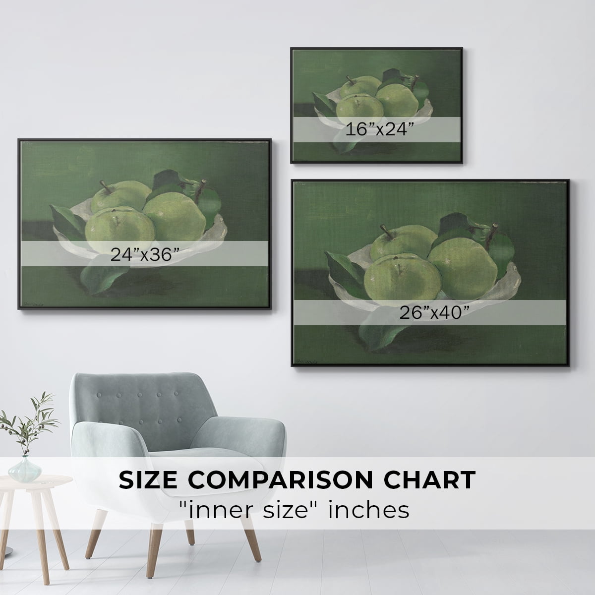 Vintage Botanical Print-LII By Wexford Home Framed in Black Wood Gallery Wrapped Canvas 17 in. x 25 in.