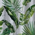 thumbnail image 5 of Orinice Tropical Leaves Shower Curtain Green Palm Banana Leaf Plant Botanical Shower Curtain for Bathroom Waterproof Polyester Fabric Bathroom Curtain  36x72, 5 of 7