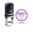 thumbnail image 1 of PERFECT Round Self Inking Teacher Stamp Personalized Custom Shiny 20mm Mini Rubber Stamp, 1 of 1
