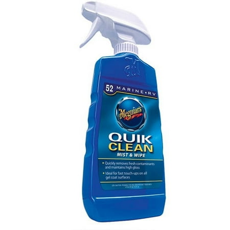 Meguiar's Quick Clean Marine Mist and Wipe, 16 fl oz