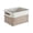 B, variant on 3 Pcs Large Fabric Storage Bins 15.7x11.8x9.8 Inches, Decorative Linen Closet Baskets with Handles for Shelves, Collapsible Rectangular Organizer for Clothes Toys Books, Home Office Use