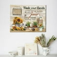 thumbnail image 6 of Farmhouse Bathroom Decor Wall Art Rustic Sunflower Pictures Wall Decor Bathroom Sign Canvas Painting Prints Artwork Home Decorations Framed for Bedroom 12inx16in, 6 of 6