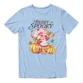 thumbnail image 2 of Strawberry Shortcake Berry Spooky Halloween Jack O Lantern Men's T Shirt (Light Blue, S-XXXL), 2 of 4