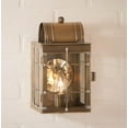 thumbnail image 2 of Irvins Country Tinware Irvin's Country Tinware Small Wall Lantern in Weathered Brass, 2 of 3