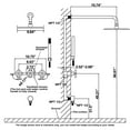 thumbnail image 5 of Three Cross Handles Shower Kit, Complete Shower System with Rough-in Valve, 5 of 5