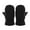 Black, variant on TBWNWG Soft Thermal Mittens for Babies And Toddlers Providing Superior Warmth During Cold Weather Outdoor Adventures,Size 6-24 Months