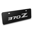thumbnail image 2 of Nissan 370Z in 3D European Look Half-Size Black Stainless Steel License Plate, 2 of 5