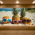 thumbnail image 5 of Pineapple Themed Tropical Background Party Banner Backdrop Decorations for Beach Parties Summer Celebrations Poolside Events Vacation Photoshoots, 5 of 7