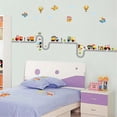 thumbnail image 3 of Heytea Coche De Dibujos Animados Avión Globo Etiqueta De La Pared Extraíble Calcomanía, Niños Niños Bebé Hogar Habitación Guardería Diy Adhesivo Decorativo Arte Mural De La Pared, 3 of 4