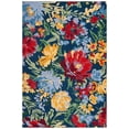 thumbnail image 2 of Safavieh Easy Care Aisling Floral Area Rug, Navy/Red, 5' x 8', 2 of 10