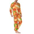 thumbnail image 2 of Naloa Peanuts1 Men’s Pajamas Set - Long Sleeve Button Down Sleep Shirt and Pajama Bottoms Sleepwear Set-X-Large, 2 of 7