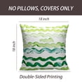 thumbnail image 2 of LALILO Throw Pillow Covers Art Artist Artistic Artwork Blue Brush Cushion Cover 18" x 18", 2 Pack, 2 of 6